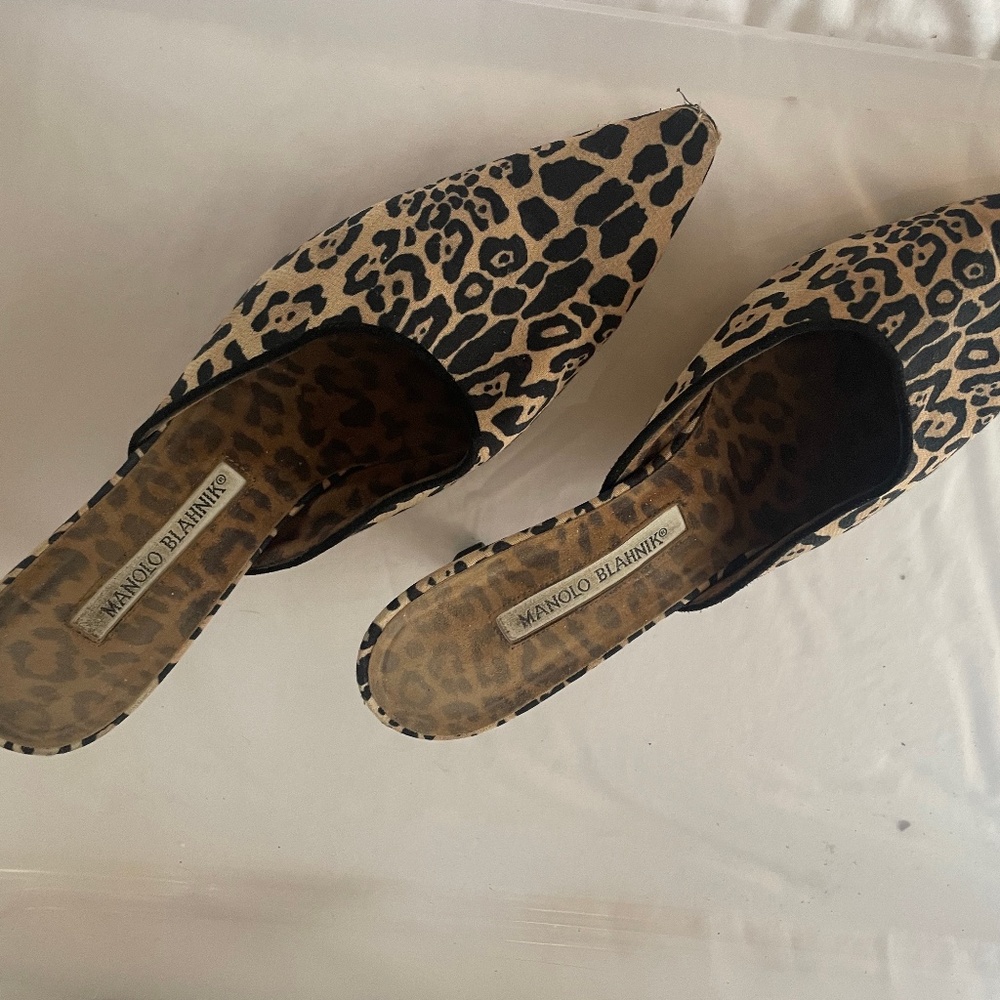 Shoes with small heel Manola Blanhik